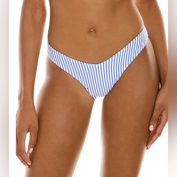 NWT Revolve x WeWoreWhat Delilah Striped Swim Bottom - Picture 1 of 9